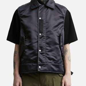 Sacai Nylon Twill Vest size medium/ 2